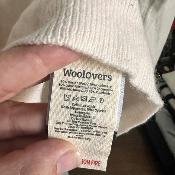 Woolovers Cream Cardigan - Picture 4 of 5